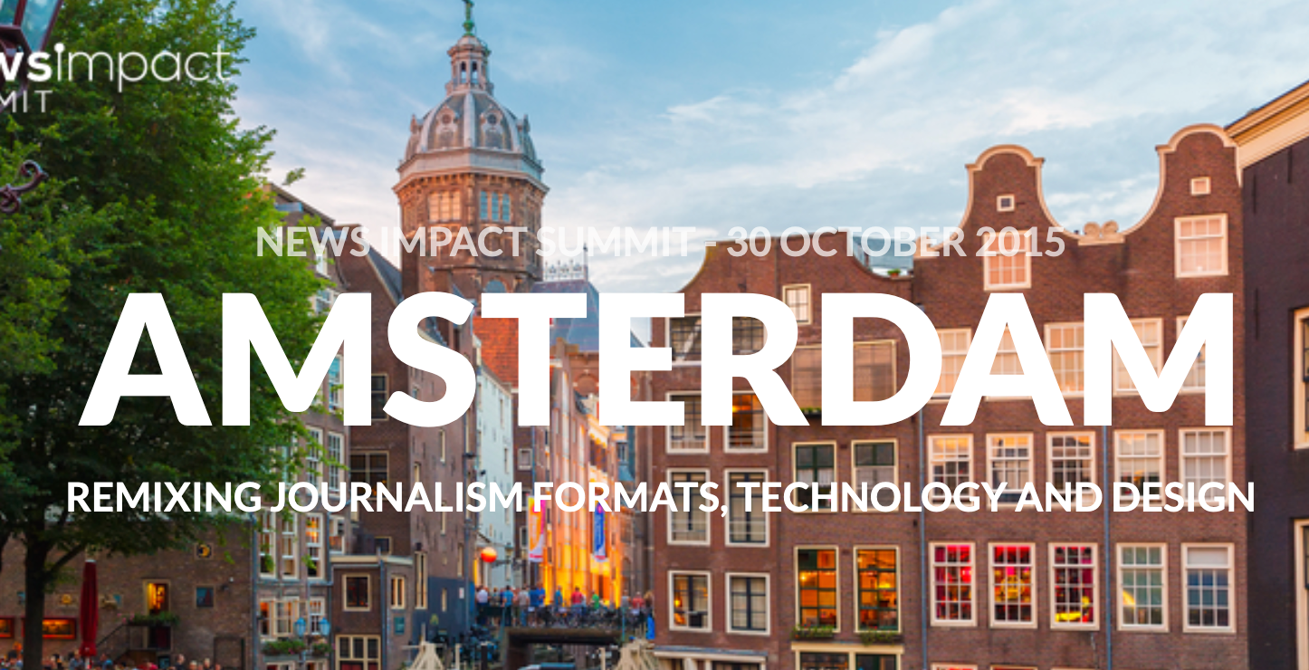 News Impact Summit • Remixing Journalism Formats, Technology and Design logo